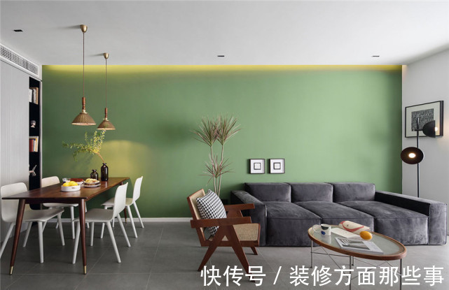 卧室|121平北欧风三居室,客厅没有电视,投影的幕布居然藏在吊顶里