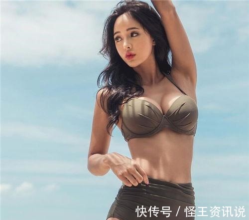 苗条|身穿泳衣的小姐姐, 充分体现了美丽的腿部线条, 看起来非常迷人！