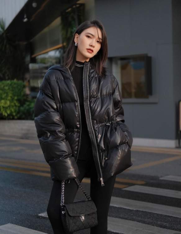 阔腿裤 冬季就该这么穿,时髦精们的“羽绒服”穿搭示范,减龄显瘦还时髦