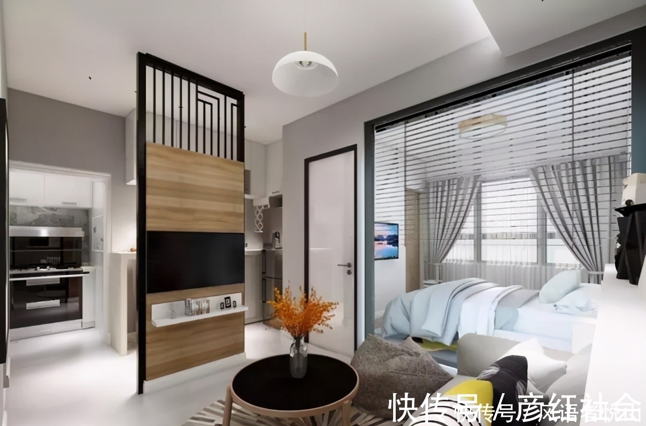 小户型|36㎡两房两厅的小房，还有衣帽间，看完她家的设计我家也有救了！