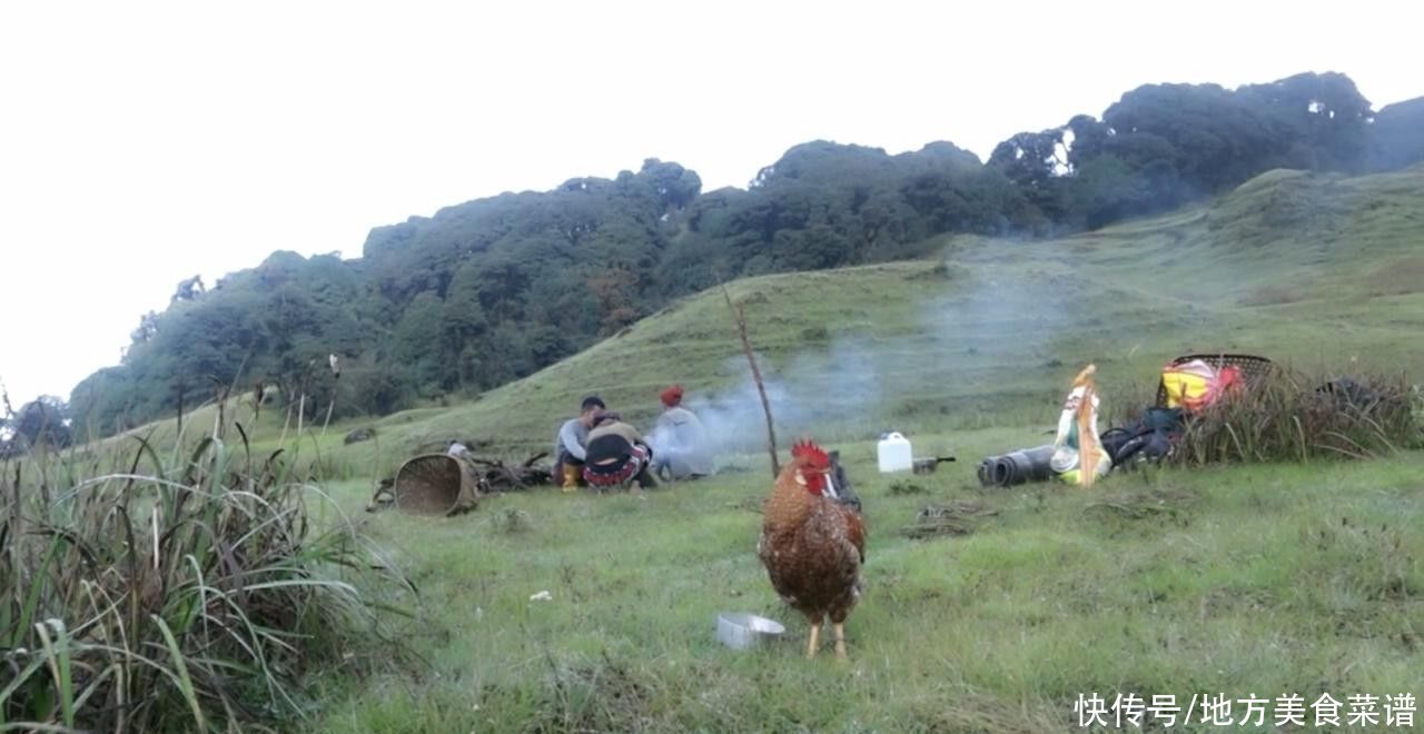 美食|初冬带上餐具去尼泊尔原始森林野炊，整只土鸡配米饭，美景美食