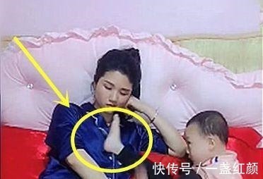 儿子|两岁儿子趁妈妈睡着,把脚放在妈妈嘴边,接下来妈妈的反应绝了!
