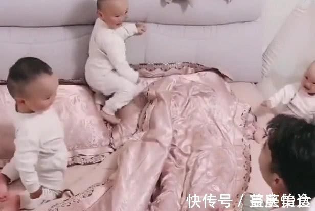 怀疑人生|超级奶爸哄三胞胎宝宝睡觉，最后直接撂挑子，网友：累并快乐着！
