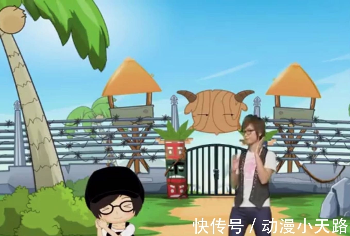 羊村|《喜羊羊与灰太狼》动漫中唯一出现的人类身影,竟然还是一位明星