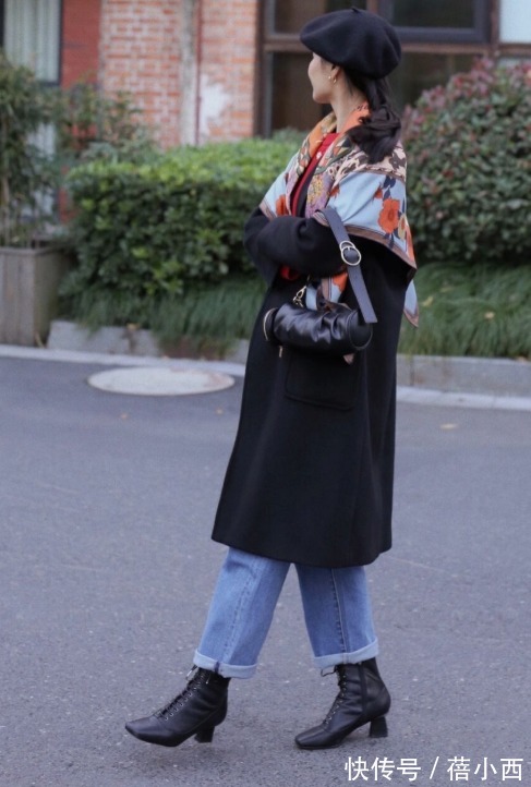 针织衫|建议小个子女生多穿“九分裤”,配短靴、乐福鞋都很美,值得参考