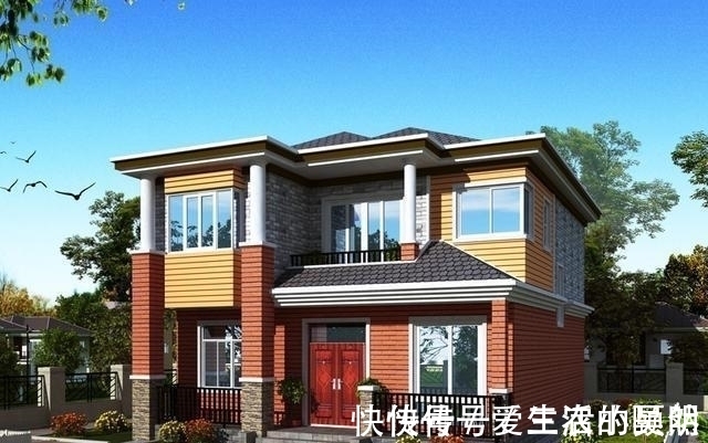 卧室|占地9米多, 这栋农村二层别墅却有5室1厅, 宅基地小也能盖出好房子!