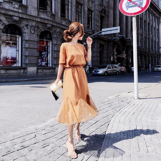 欧根纱|适合OL,通勤穿连衣裙,就是怎么穿怎么好看,怎么拍怎么好看!