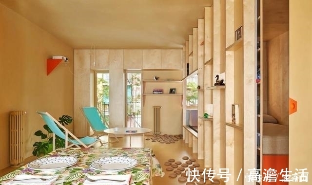 客厅|35平实在太小！客厅沙发都放不了，层高也不够，还好能装成2室1厅