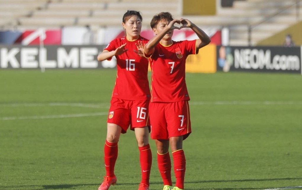 亚洲杯|王霜造3球!女足亚洲杯:中国女足4-0中国台北 王珊珊头槌建功