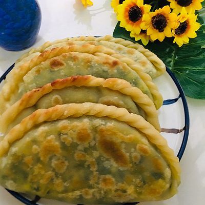 小米粥|韭菜盒子