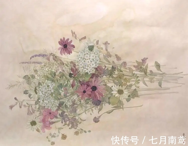 鲍莺|女性画家特有的审美情调,被她释放的淋漓尽致|鲍莺花鸟画