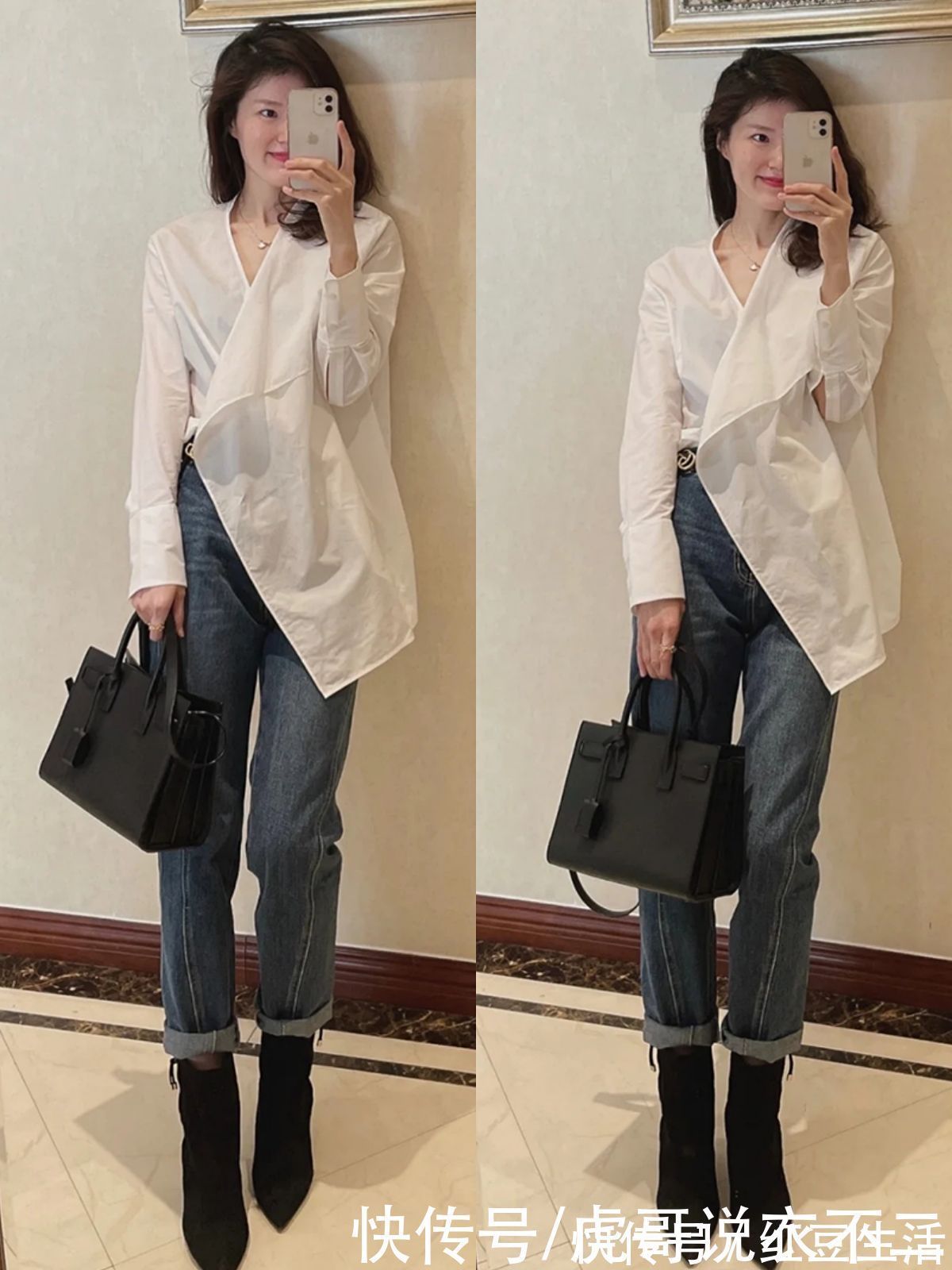 女人|懂穿衣的女人，穿牛仔裤不会总配针织衫，它的N种搭配学起来吧