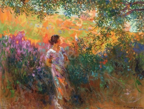 绘画$意大利画家普林尼的绘画,色彩太美了!