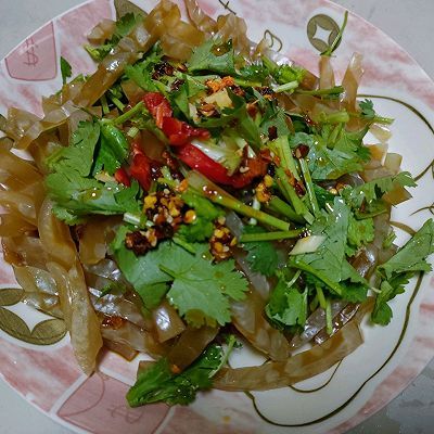 凉拌Q弹猪皮冻