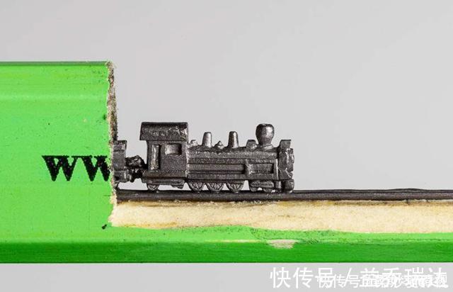 笔芯!牛人把3毛一支的2B铅笔,变成精美的艺术品,一支卖3500元