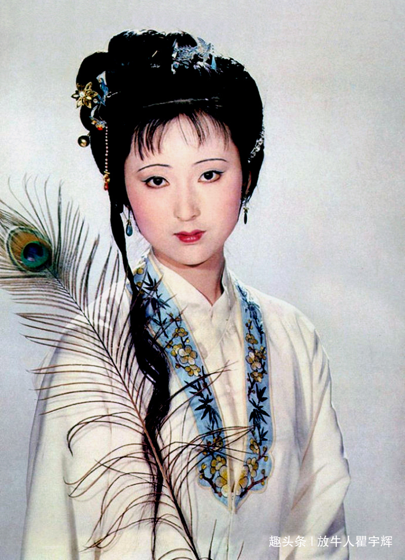 四大美女@陈晓旭,13张红楼梦剧照,真正的古典美人,天上掉下来的林妹妹