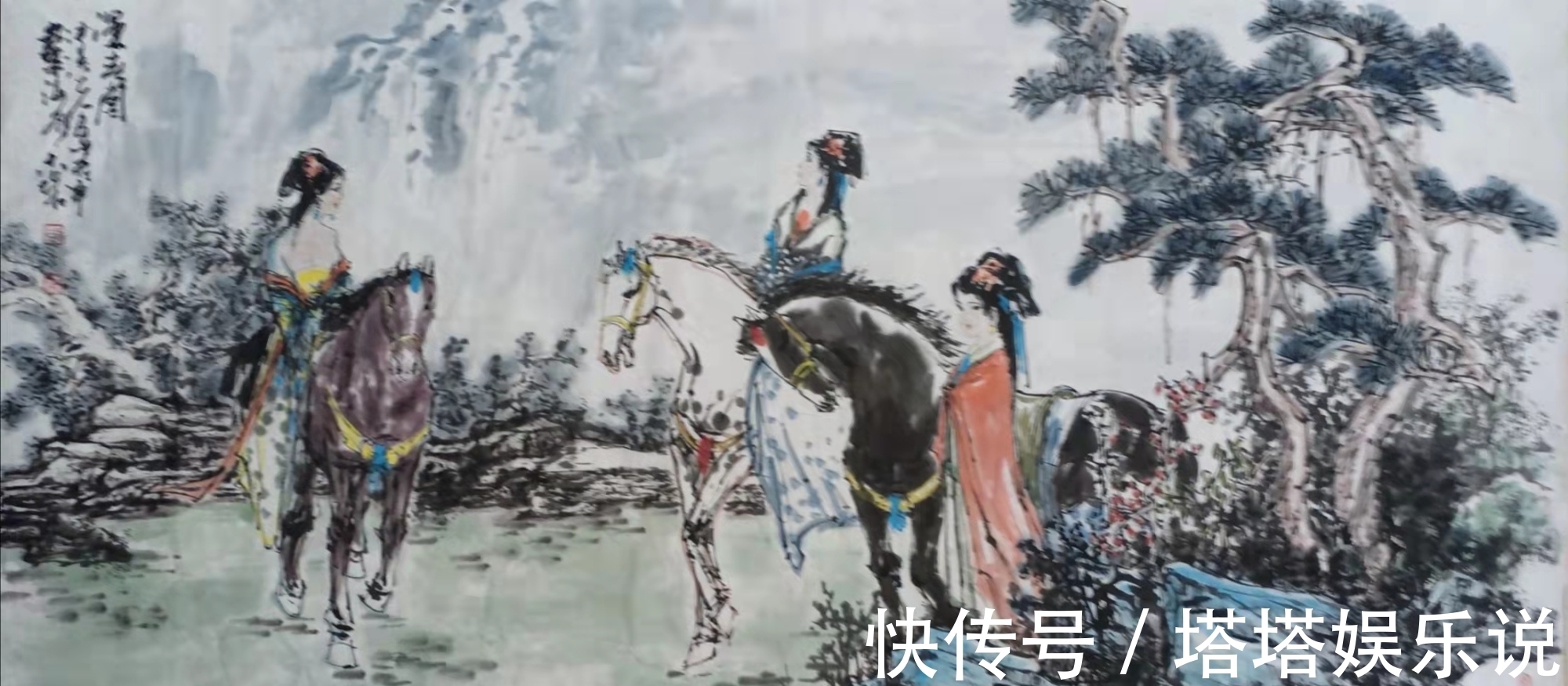 绘画者|周新建的水墨仕女图,筑就了中国传统绘画的新时代