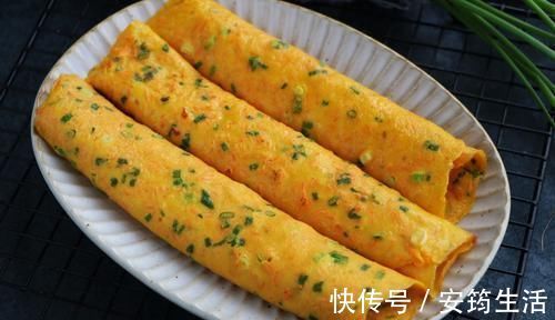 柔软|天热女儿最馋这早餐，手不粘面10分钟出锅，金黄柔软，上桌必光盘