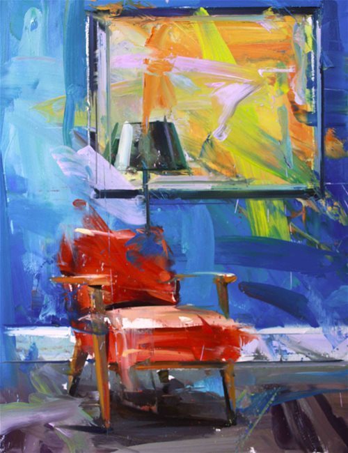 笔触&飞动激荡的色彩与笔触:英国当代画家保罗·莱特的新作