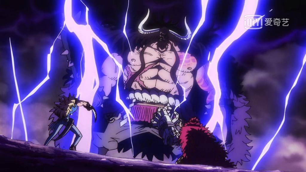 曾与凯海贼王955集霍金斯被罗腰斩基德曾与凯多大战实力不输路飞