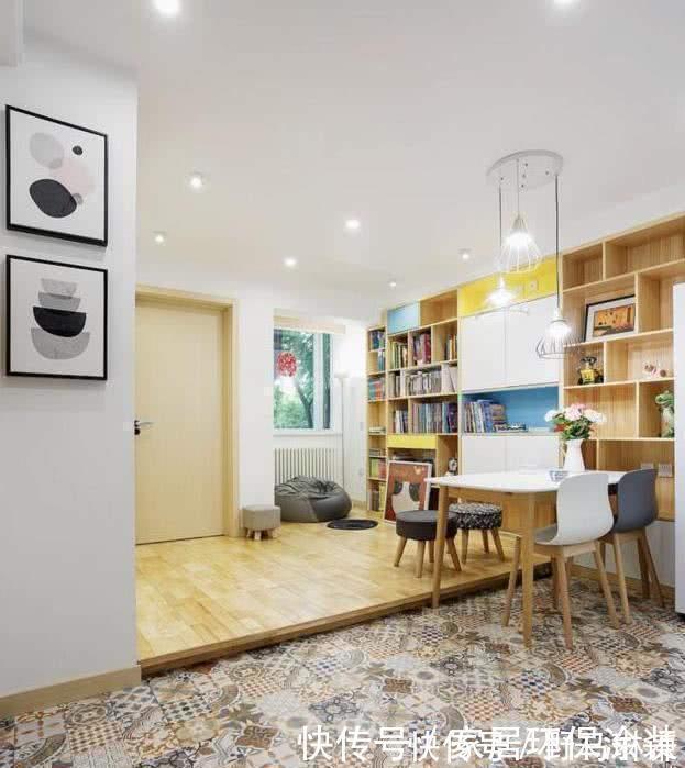 收纳|60平小两居,客厅抬高设计,次卧可住全家人,收纳满分时尚大气!