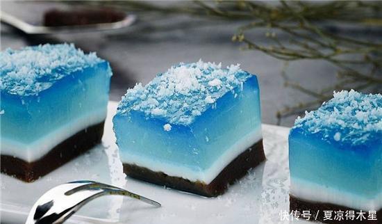 颜值|想要一片星空,这份高颜值的星空羊羹做到了,吃一口就爱上