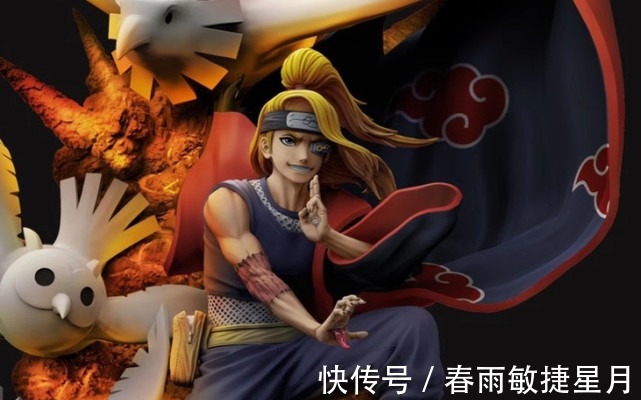 伤疤|火影晓组织的手办,蝎的傀儡突破次元壁,迪达拉手臂伤疤逼真
