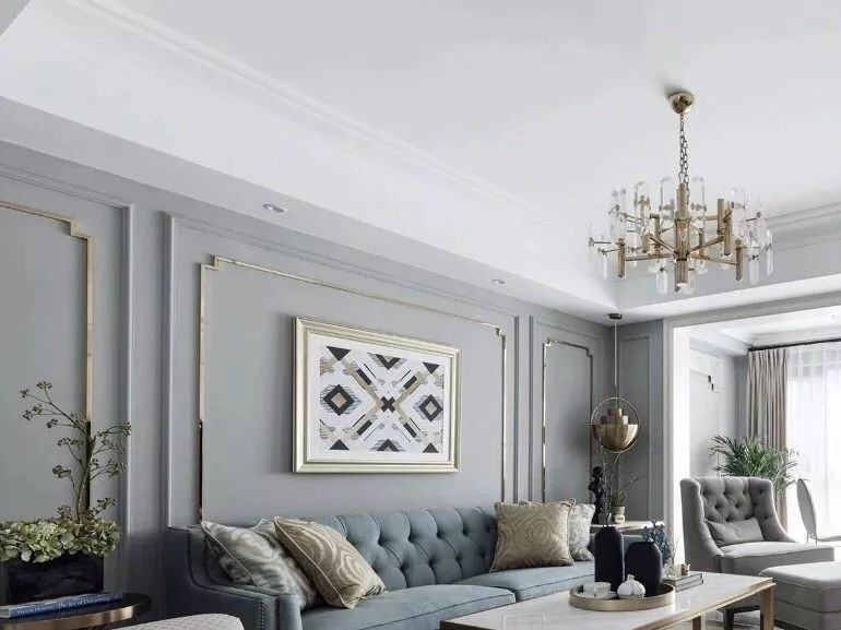 元素|客厅别再乱装了,如今流行轻奢风,精致漂亮上档次,太羡慕!