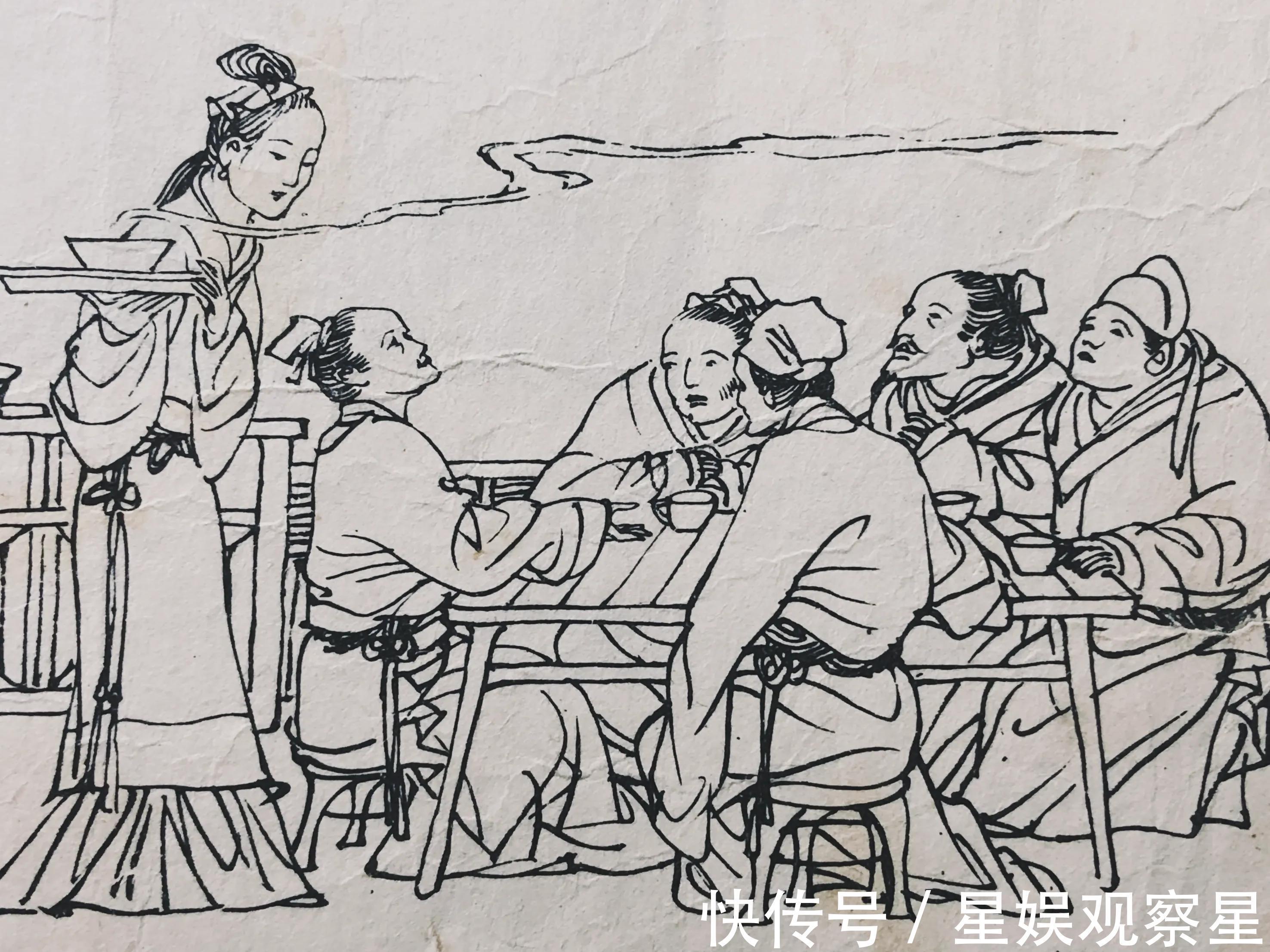 |笑画笑话楹联趣闻之《三只茶杯、胆大心细》