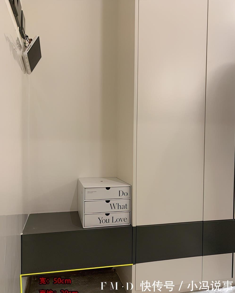 储物型|以后我会装玄关了,过道两边墙装柜子,“二字型布局”给足体面