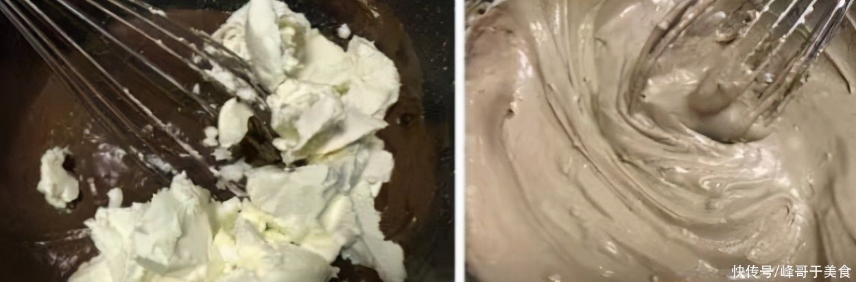 巧克力|烘焙，巧克力半熟芝士蛋糕的做法，奶酪加入巧克力使蛋糕口感更好