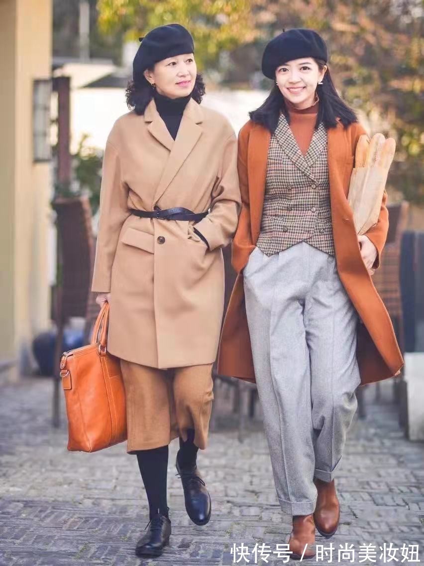 高雅感|高级感原来这么简单,基础大衣也能搭配大牌范,50岁照穿提升气质