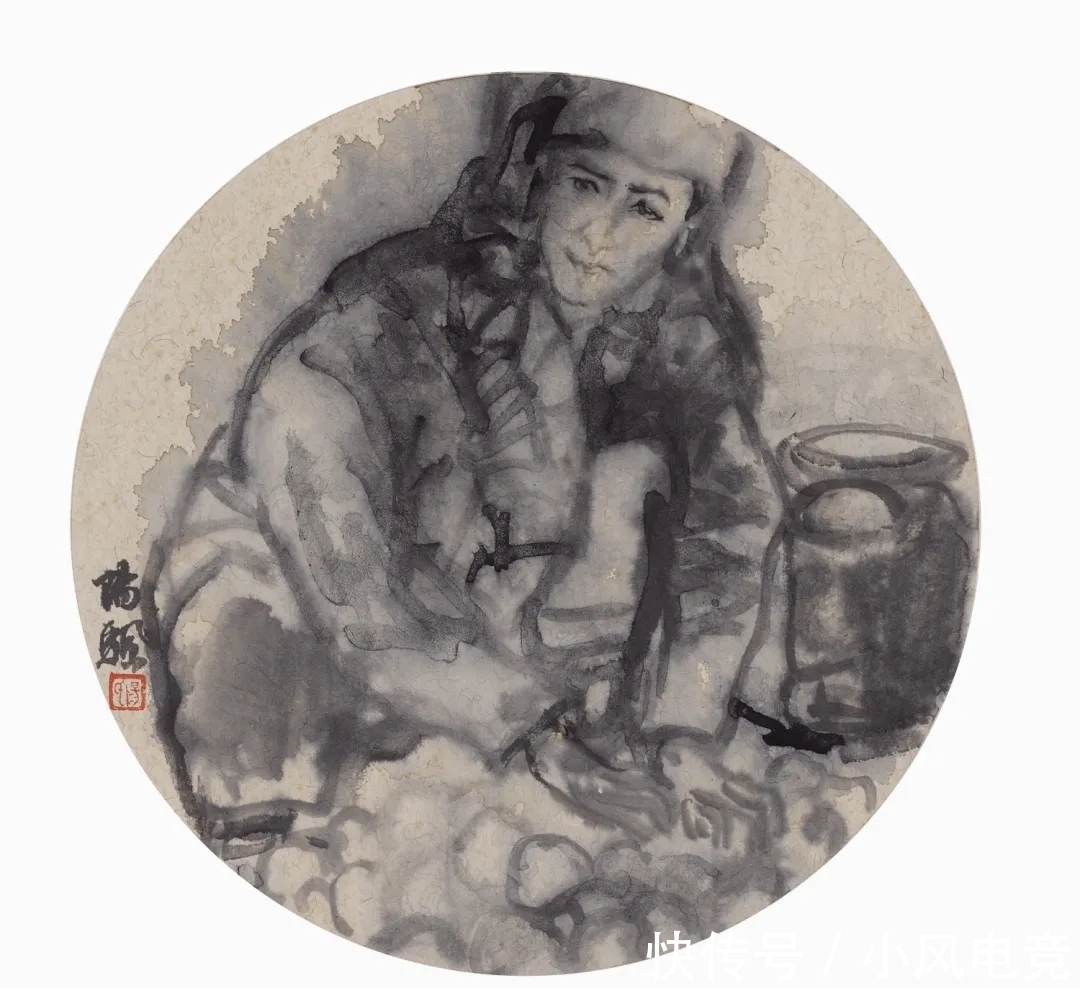 中国美术学院|杭州画院|阳帆人物画