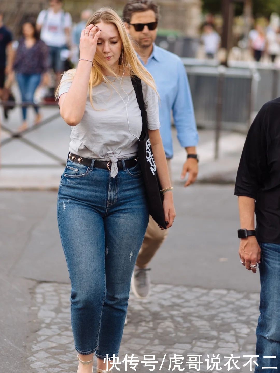 高腰裤|时尚与身材无关，巴黎微胖腿粗素人的出街装，没有筷子腿也出彩