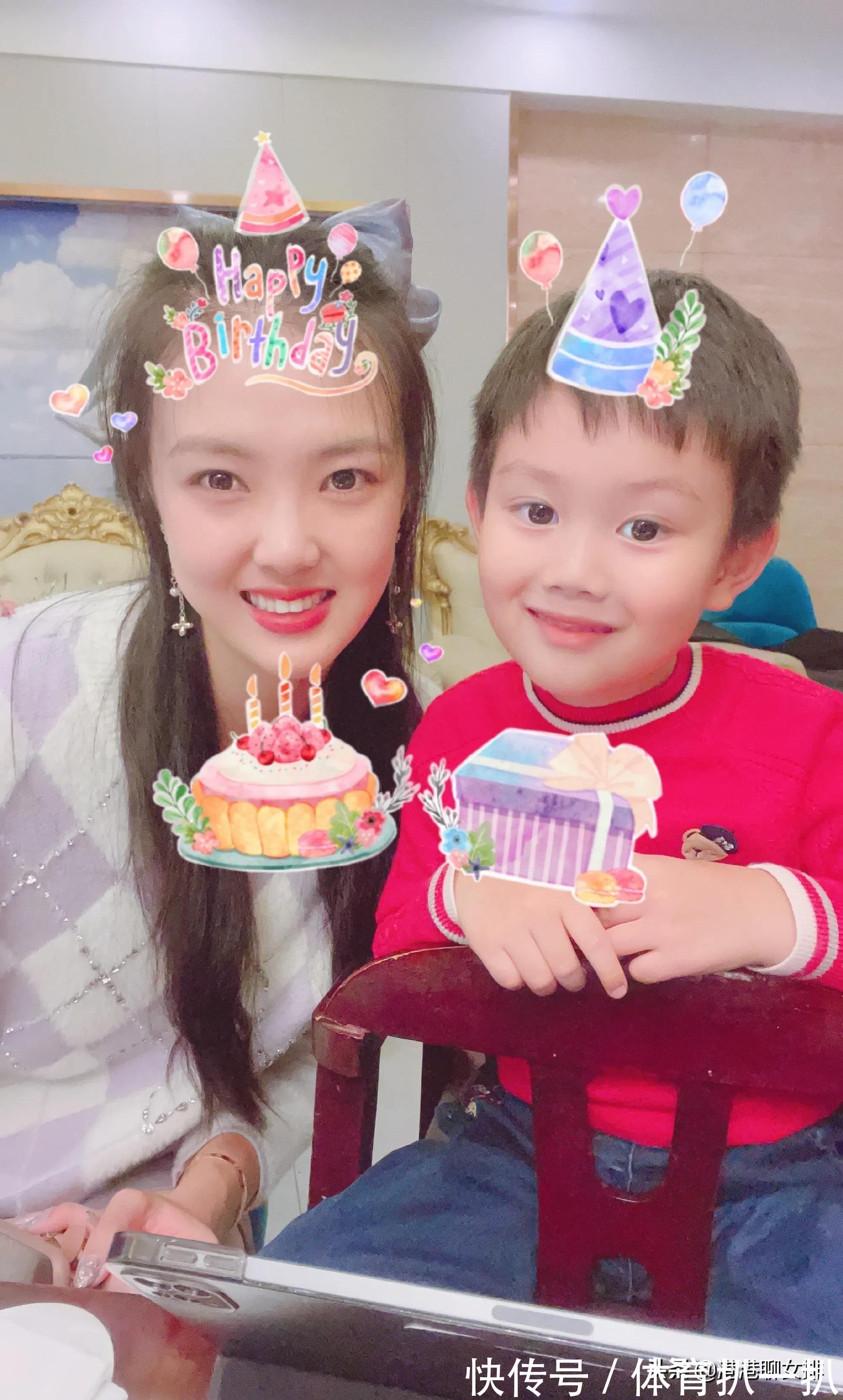 张常宁|张常宁发文庆祝生日,旁边的小孩实力抢镜,球迷:开心之余要努力