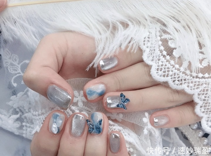 强迫症的克星—反法式美甲，优雅高级，入手不亏