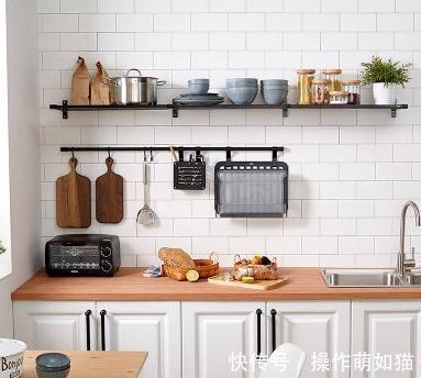 收纳|越来越多人厨房不装吊柜了,现在都流行用它替代,简单实用又省钱