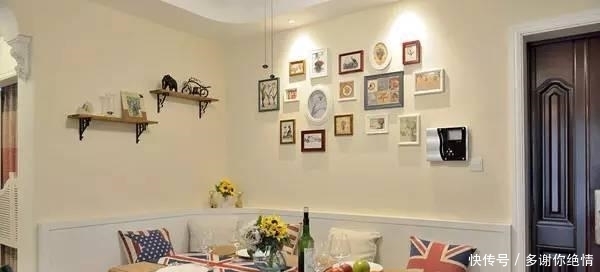 漂亮|90㎡三房,一进门是餐厅,设卡座实用又漂亮!给大家参考一下