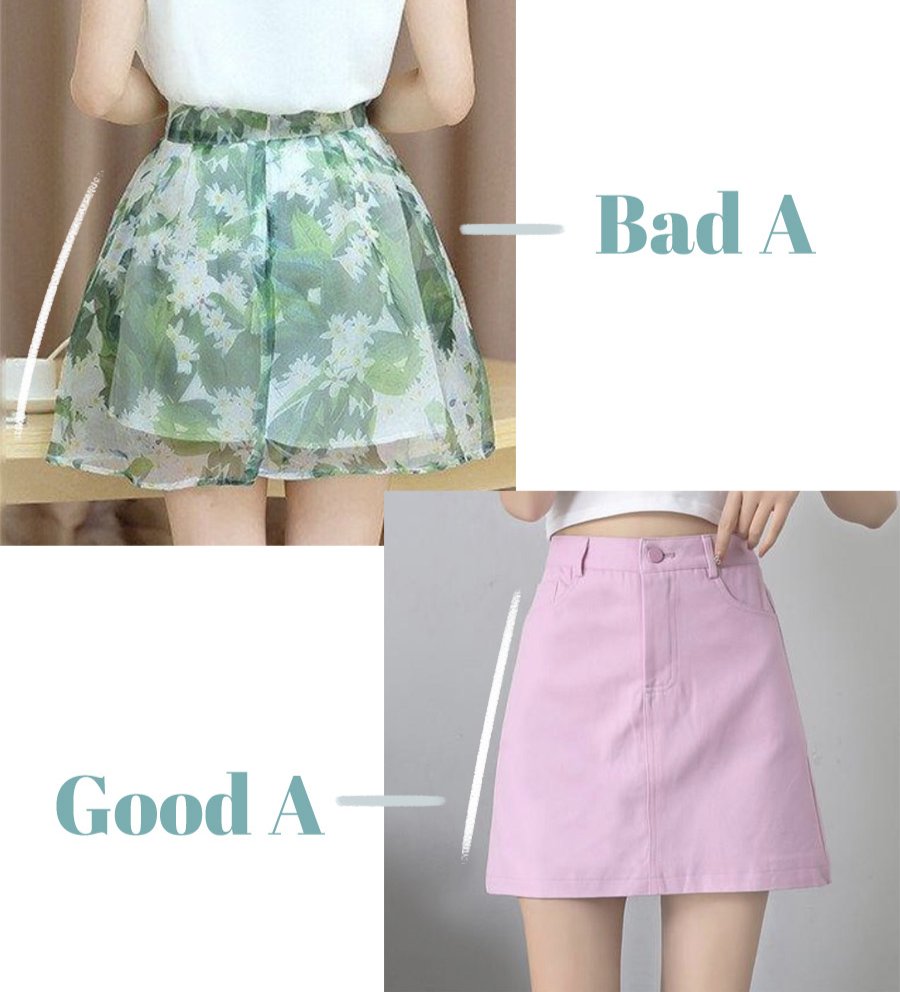 百褶裙|半身裙要怎么选，才能遮肉显瘦不显胯？