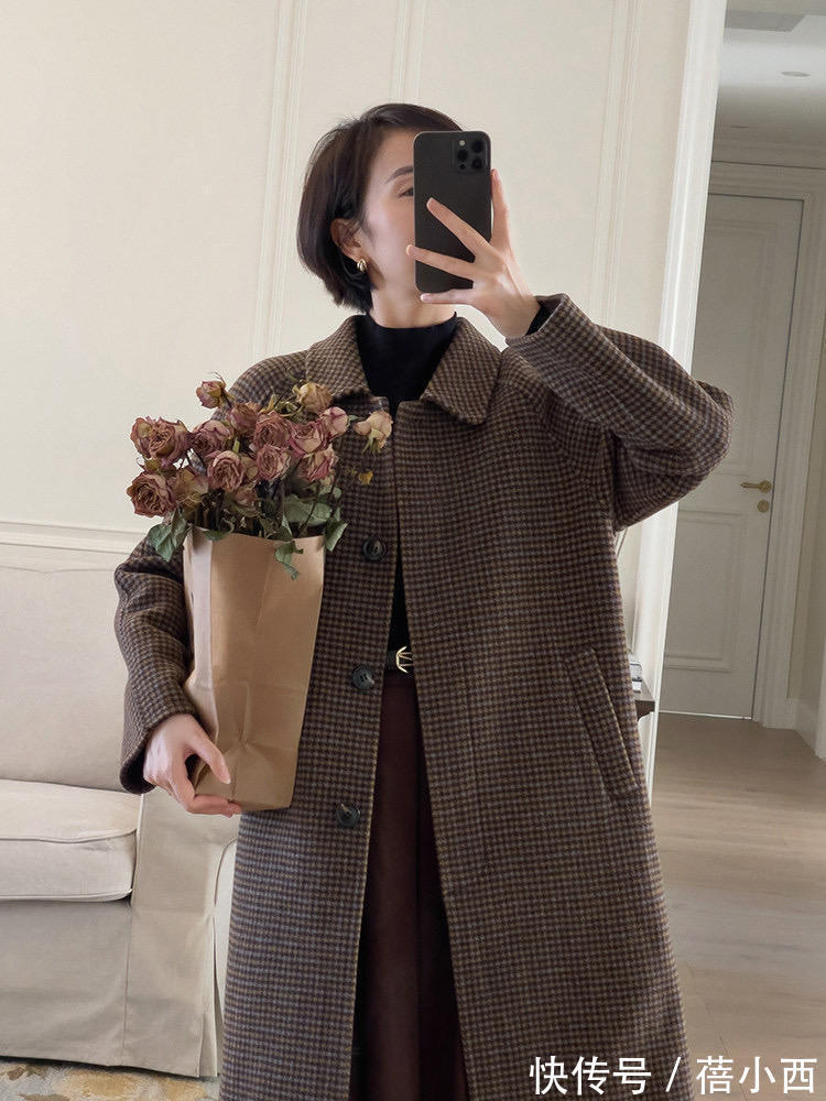 冬天|冬天出街穿什么?有了呢子大衣什么都不用愁,时髦精致又有女人味