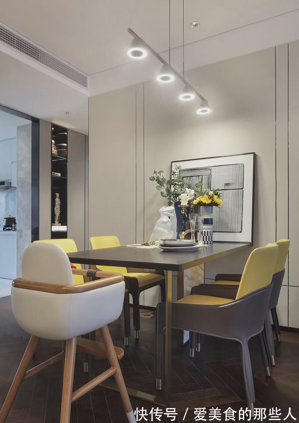 空间|108㎡三室,简洁空间配上雅致软装,舒适又大方