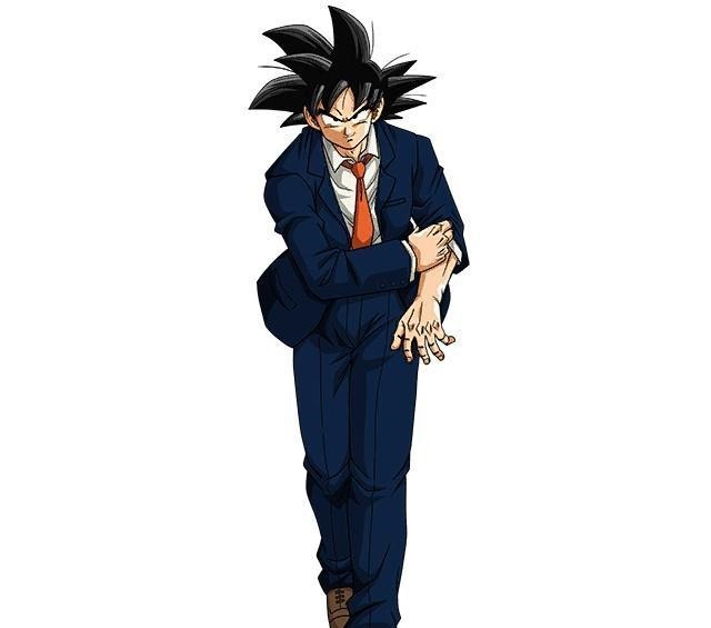 上班族|当七龙珠里五个人物成为上班族穿上了西服,贝吉塔和比克看起来