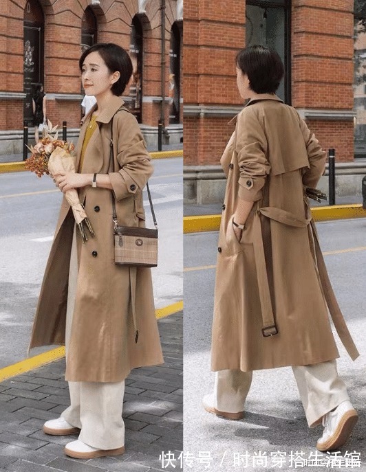 有气质|秋天穿风衣如何避免“矮胖”?牢记这3个细节,出门简单又有气质