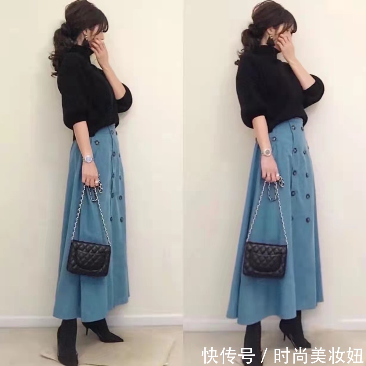 格纹|冬天毛衣怎么穿更显气质,试试“日系风”穿搭,洋气又高级