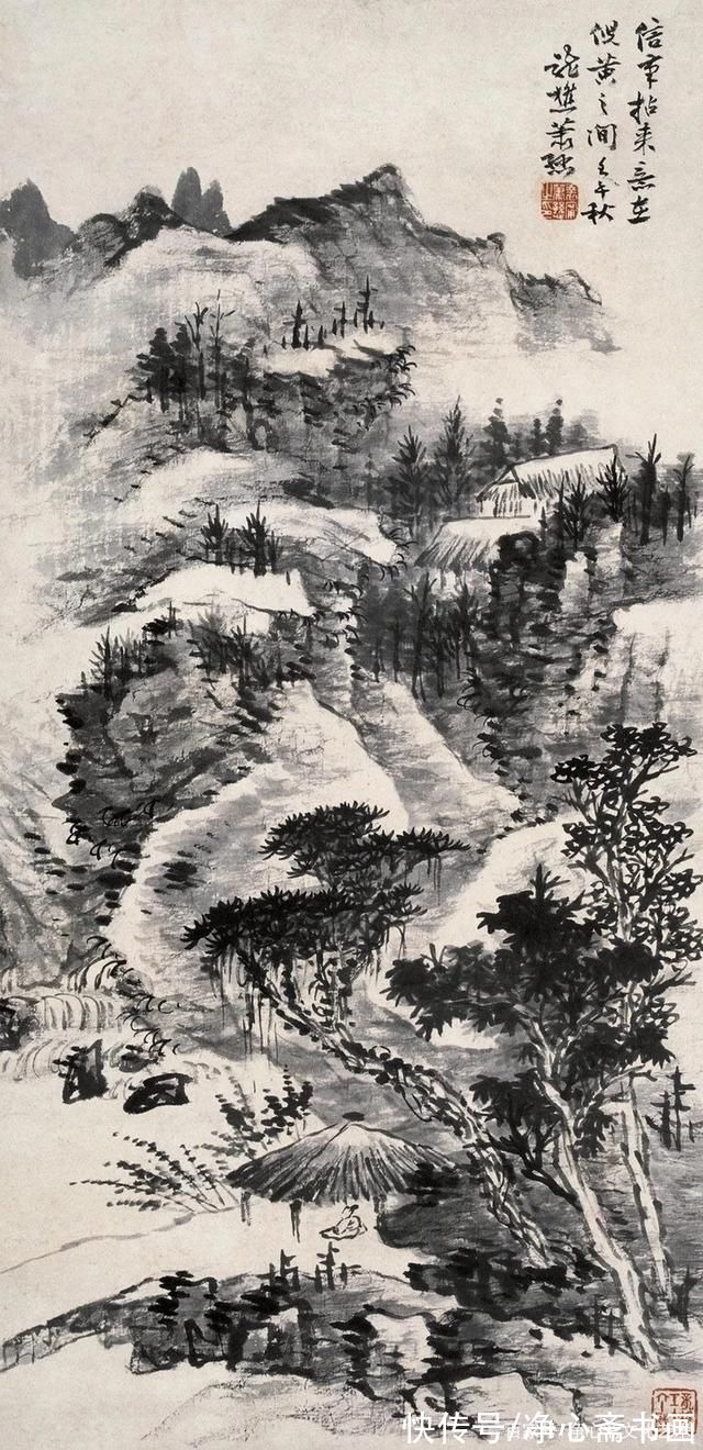 山水|不愧是国画大师的山水，太精彩了，养眼!