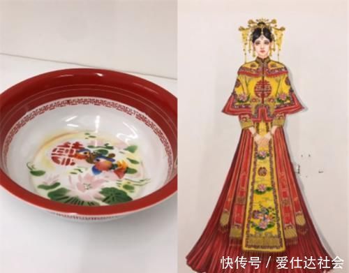 洗脸盆|美术生用“包装”画礼服,款款复古风十足,网友手被天使吻过