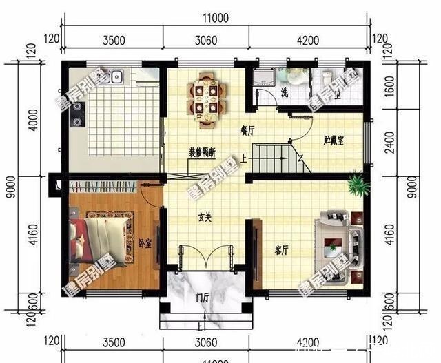 二层|小户型造价低的二层别墅,占地面积一百以内,外观也很漂亮!