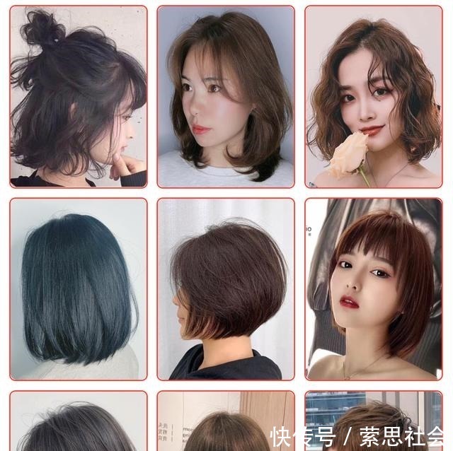 下巴 最受欢迎发型大全,无论长短都很美,越来越多女性这样剪!