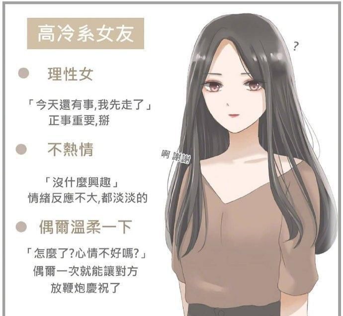 高冷|十二种性格的二次元女友，你最喜欢哪一种