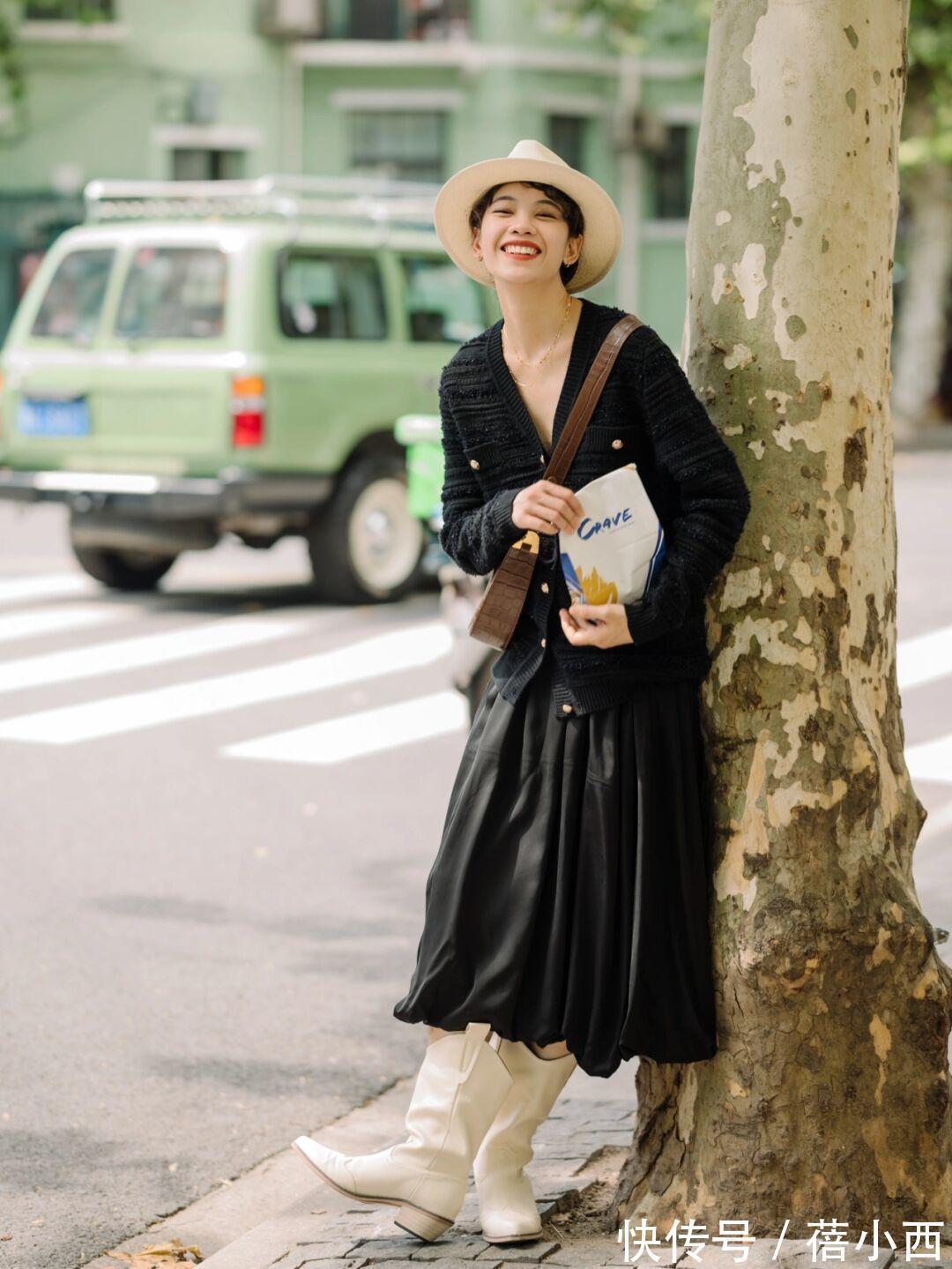 黑白|秋季还是穿“黑白配”最高级,学会这4种高阶搭配,穿出时尚感